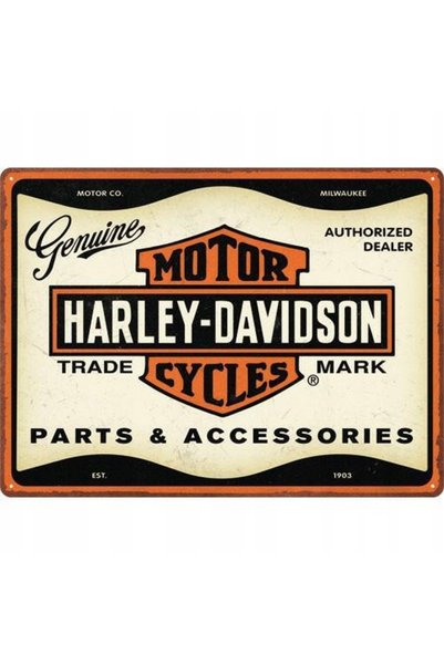 Nostalgic Art Poster metalic Harley-Davidson Piese și Accesorii 30x40 cm - Un...