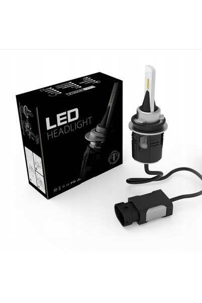 NO BRAND Bec LED auto MINI H11 B6 CSP 48W 12V 24V CANBUS cu ventilator 1 buc.