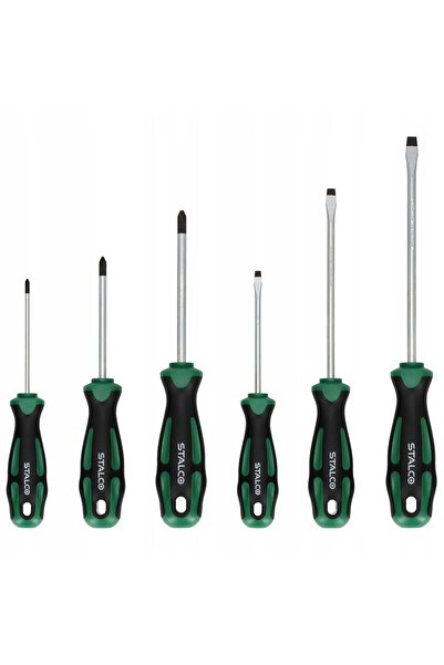 Stalco Set de șurubelnițe 6EL CrV S-12391