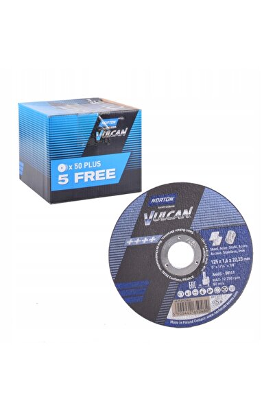 Norton SET 50+5 DISC DE TĂIERE VULCAN GRATUIT 125X1,6