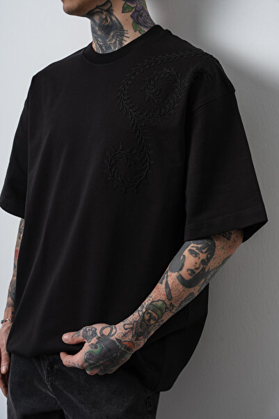 Respire Ανδρικό Oversized T-Shirt, Oversized T-Shirt στυλ streetwear με ανάγλ...