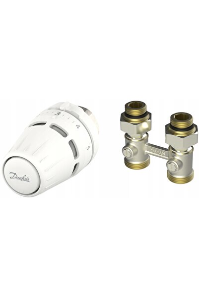 DANFOSS SET TERMOSTATIC REGUS RA CAP + ROBINET RLV-KB 1/2 " DREPT
