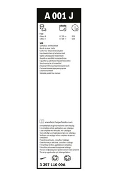 Bosch Lamă ștergător 3 397 110 00A