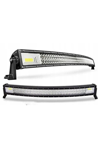NO BRAND 12V 24V 405W 135 LED-uri ARC CURBAT 80cm LAMPĂ DE LUCRU HALOGEN CU R...