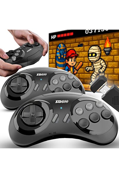 Retoo Jocuri TV 500+ Jocuri Consolă Mini Retro Wireless TV HDMI Anii '90