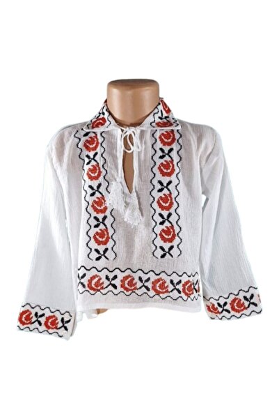 OEM Bluză națională pentru băieți. broderie multicoloră. 12-13 ANI/L