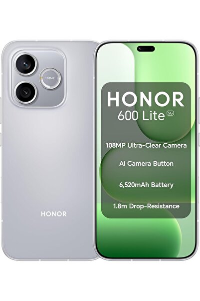 HONOR 600 Lite 5G, 8GB RAM, 256GB, 108MP Camera, 6520mAh Battery, Dual SIM, V...