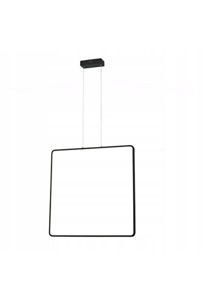 Reality Lampă suspendată neagră ANAYA, pătrată, LED, 61cm