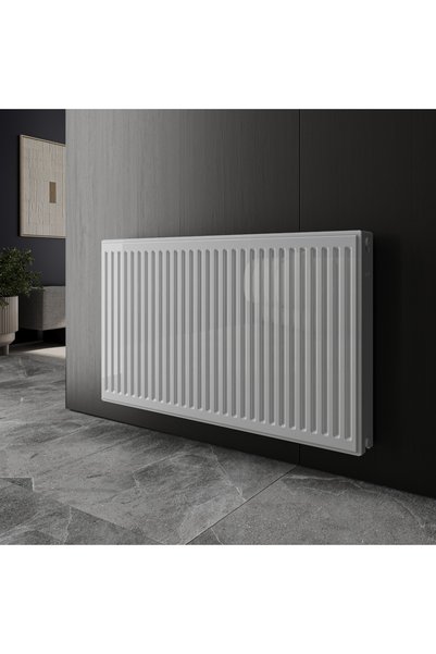 THERMOFIX DK 22 Radiator panou din oțel, 600 x 800 mm, Alb, Accesorii incluse