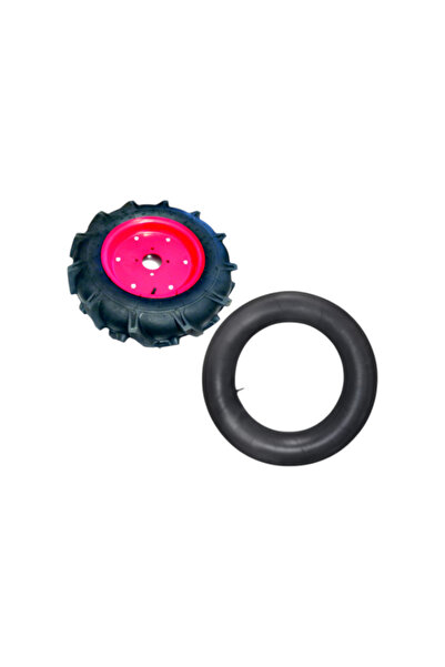 COBI SMART® Pachet Roata Pneumatica Motocultor 600-12 cu Janta Metalica si Ca...
