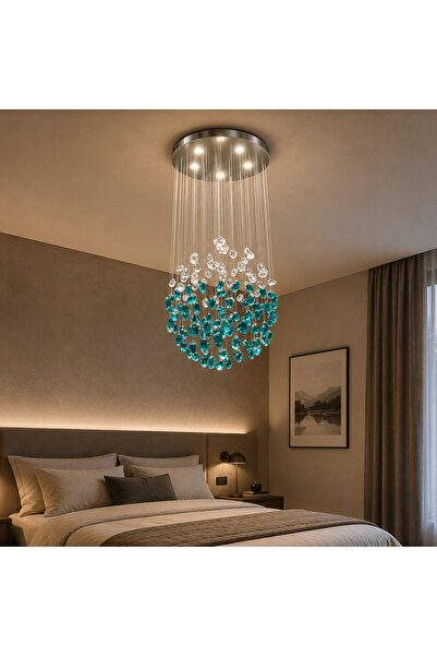 Alessandro DESIGN Candelabru LED Cristal OSKEMEN Eleganza, 42W, Lumina Rece/C...