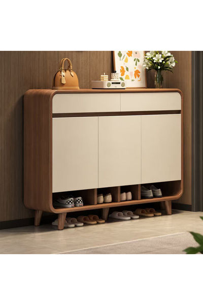 KLNAMAEAAN Shoe Storage Cabinet with Drawers, Large Capacity Entryway Shoe Or...