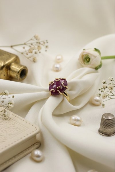 Feyz Tasarım Ruby ring