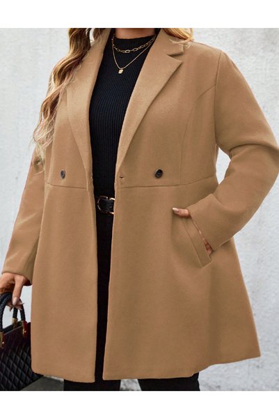 Evendi Coat, Light brown