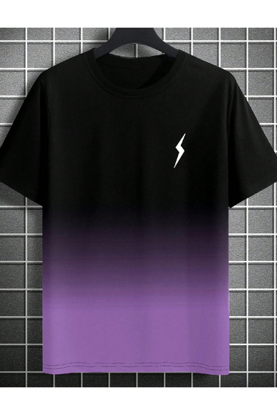Evendi t-shirt, black/purple