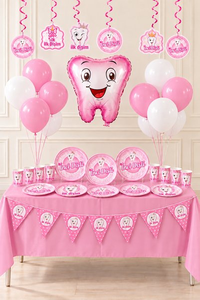 Doğasüs Pembe Dişim Çıktı 8 Kişilik Parti Seti