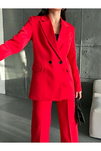 MYGİYİMİSTANBUL blazer jacket palazzo pants set