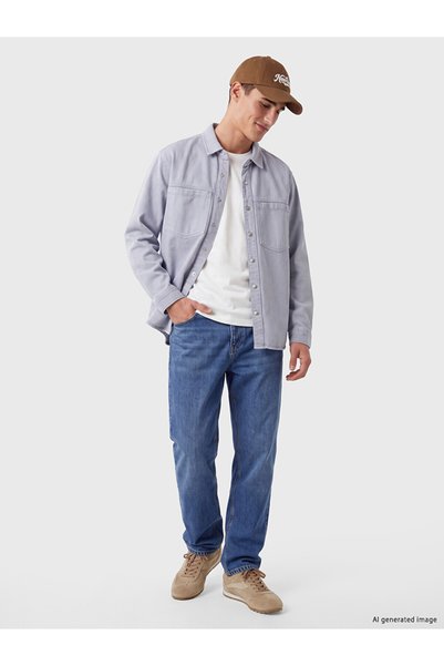 LC Waikiki LCW Jeans700 بنطال جينز للرجال بقصة مستقيمة