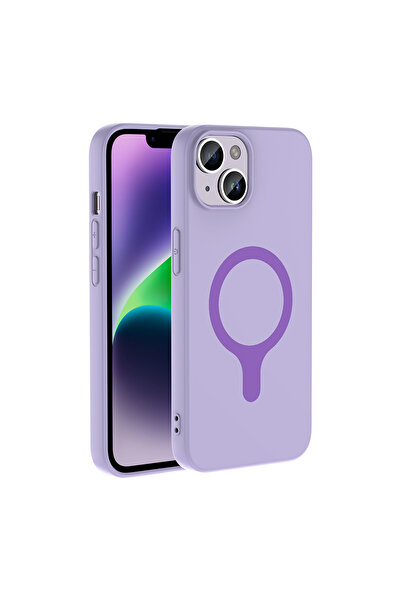 Techaks iPhone 13 Case Pastel Colorful Magsafe Camera Raised Silicone