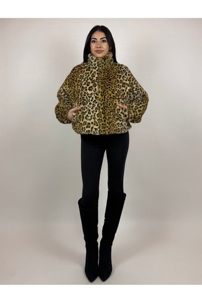 MARTELYA LEOPAR PELUŞ YUMUŞAK MONT