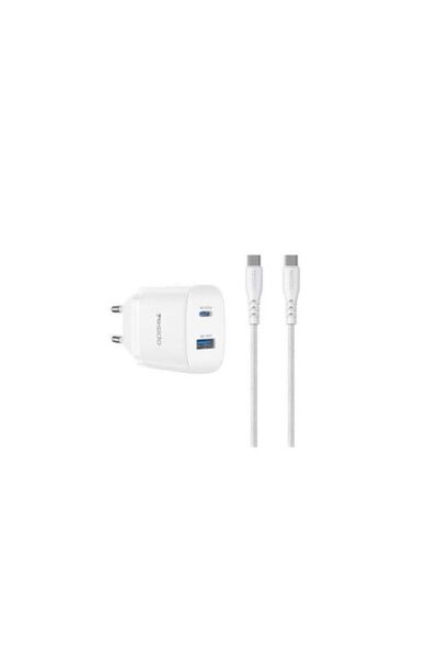 Yesido YC110 45W PD Fast Wall Charger Set - Dual Port (USB-C + USB-A) Power A...