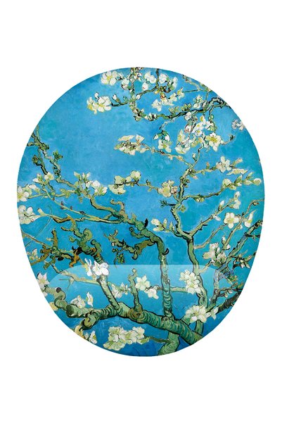 iyi fikirler Van Gogh Badem Ağacı Bilek Destekli Mouse Pad Kaymaz Taban Mouse...