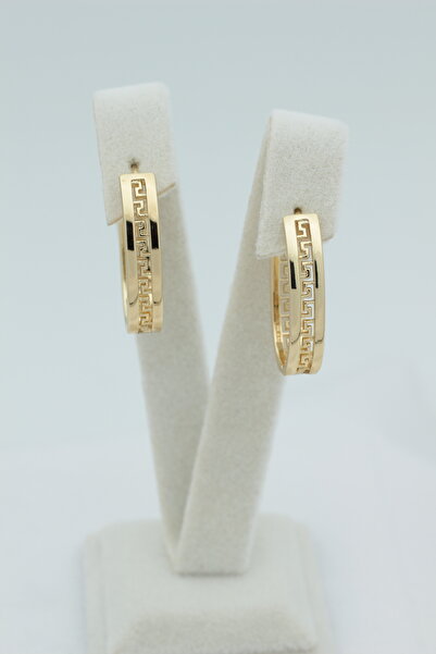 XUPING JEWELRY Style Pearl/Xuping Jewelry Greek Pattern Model Earrings