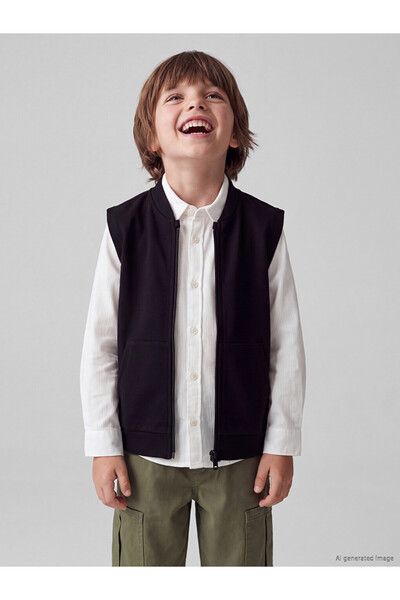 LC Waikiki Timeless Clothing & Timeless Choices College Roba Collar Boys' Vest