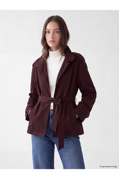 LC Waikiki Λαμπερές επιλογές από το Shining Store: Γυναικεία καμπαρντίνα με ό...