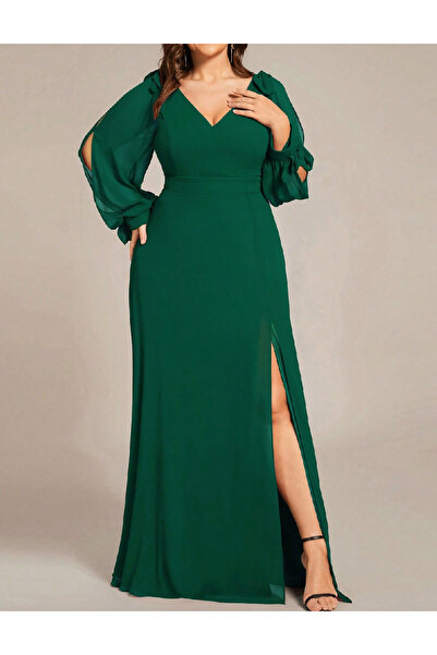 Evendi Rochie lunga, Verde