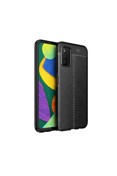 Techaks حافظة جلدية لهاتف Galaxy A03S مع حماية فائقة للكاميرا من السيليكون