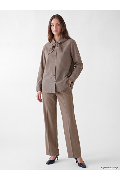 LC Waikiki I High Waist Women's Fabric Pants from Freezen Store