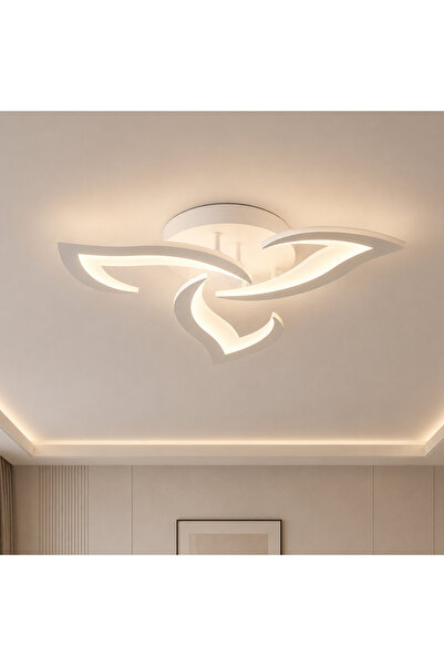 DIGITAL Merchandise Lustra LED cu telecomanda LOTUS 32W, 3 Petale, lumina Rec...