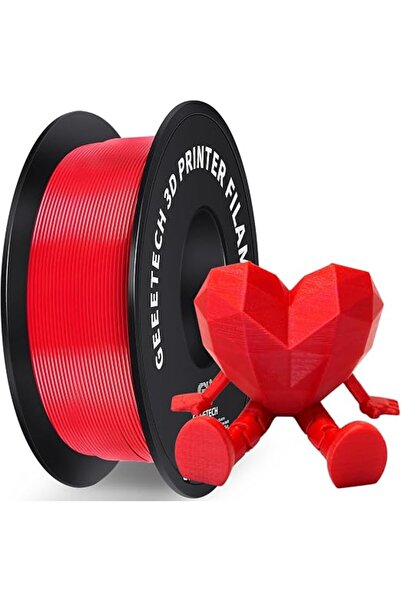 GEEETECH Rolă de filament 3D, PLA, Roșu, 1 kg, lungime 330 m, 1.75 mm, Geeete...