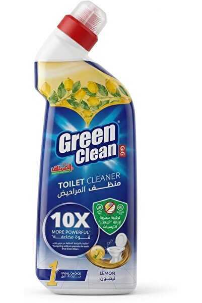 Green Clean Toilet Cleaner Gel – Lemon Scent – Thick Toilet Formula for Limes...