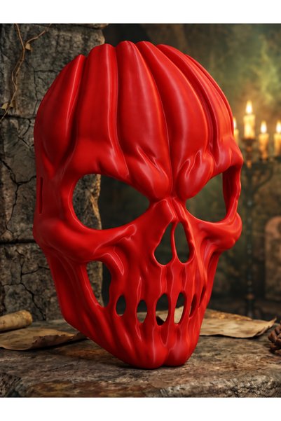 MİR STORE Halloween Balkabağı Kafatası Dekoratif Obje