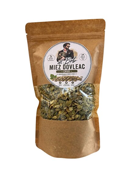 Dl. BOB Miez de Dovleac Crud 500 g – Semințe de Dovleac Decojite, Naturale și...
