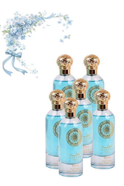 RIAVA PERFUMES 6 قطع عطر جيسة هوت بلو 85 مل