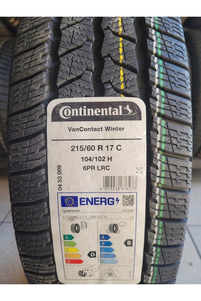Continental 215/60R17C Van Contact Winter Set Olarak (4ADET) C TİPİ (Yük) 104...