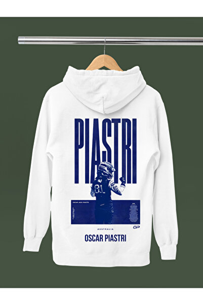 MAGORS Hanorac F1 cu glugă, cu mânecă lungă, din bumbac, imprimat OSCAR PIAST...