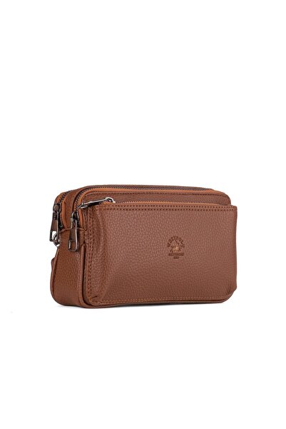 Westpolo Faux Leather Stylish Handheld Portfolio and Wallet Bag - Tan