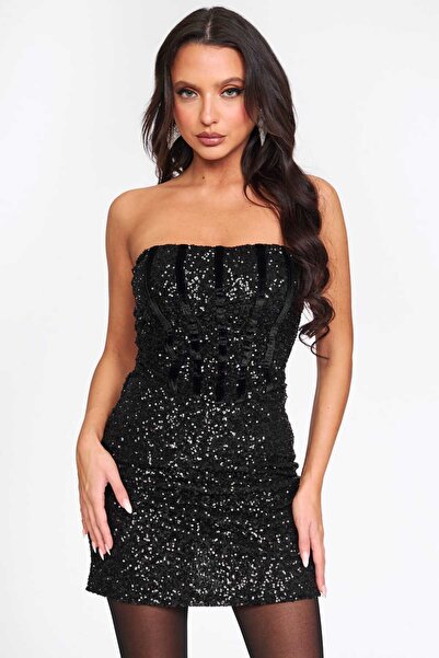 Andress Boutique Rochie mini Forema, Negru