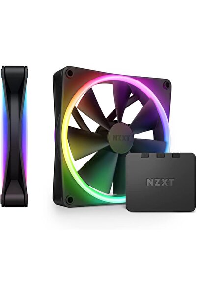 TinyBox F140 RGB ikili paket – 2 x 140 mm çift taraflı RGB fan, RGB denetleyicili – 20 ayrı ayrı adreslenebi