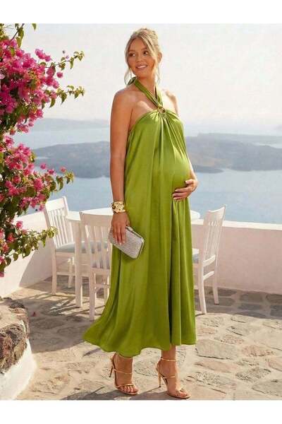 Sheya Rochie maxi, verde