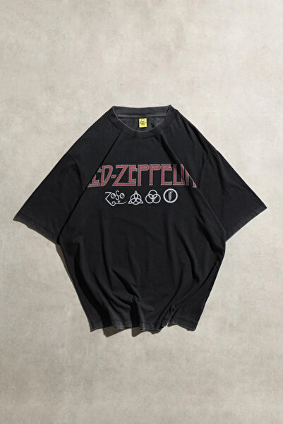 Overdrive Tricou cu mânecă scurtă Led Zeppelin Stairway to Heaven, supradimen...