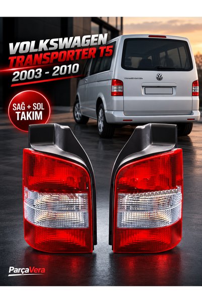 ParçaVera Volkswagen Transporter T5 Uyumlu Sağ sol Stop Lambası Takımı 2003--2010