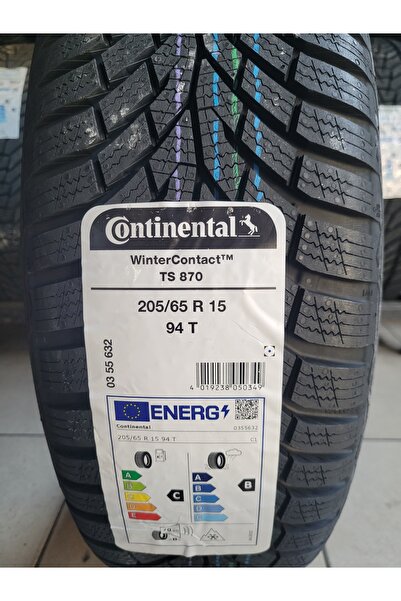 Continental 205/65r15 Winter Contact TS870 94T Set Olarak (4 ADET) (BinekTipi...