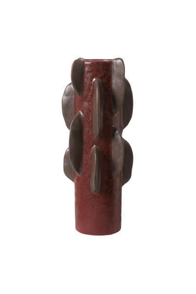 Mudo Concept BURGUNDY GEO VAZO 15X38 CM