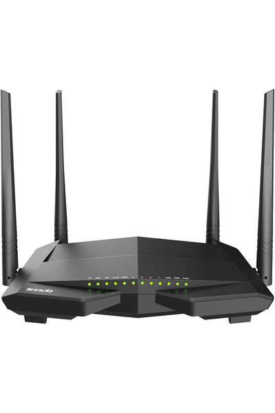 V12 Modem yönlendirici (AC1200 300 Mbit/s 2,4 GHz'de + 5 GHz'de 867 Mbit/sn, 3 x Gigabit LAN bağlant