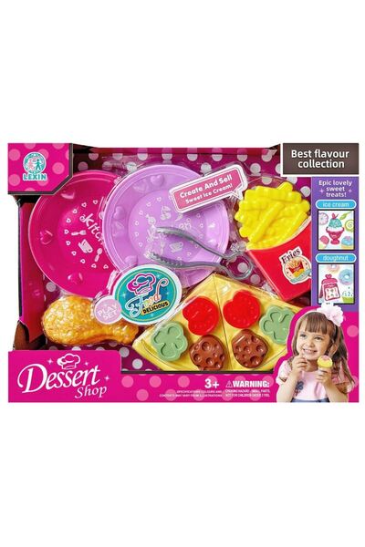 ToyMarkt Κατάστημα Γλυκών Πίτσα & Πατάτες Τηγανητές Σε Κουτί 27x4x20εκ. Τόι Μ...